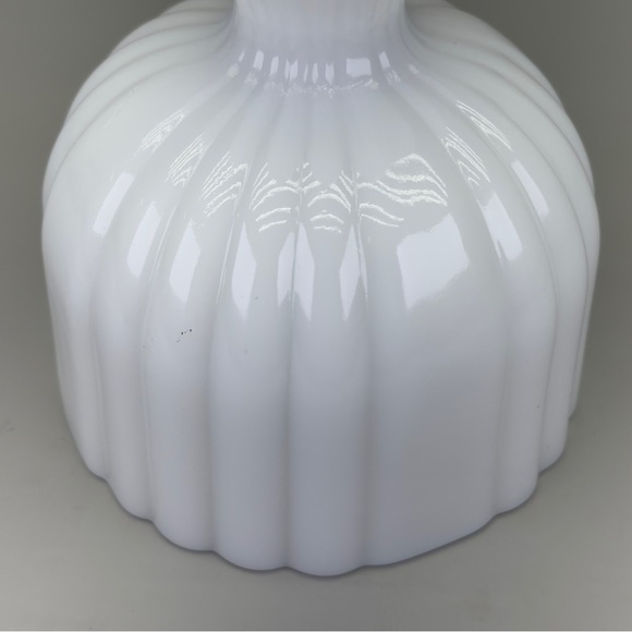 Vintage MilkGlass Compote Planter - Picture 11 of 12